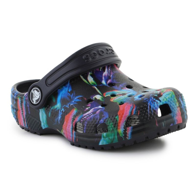 Crocs Classic Dino Clog Jr 208303-4LF slippers black