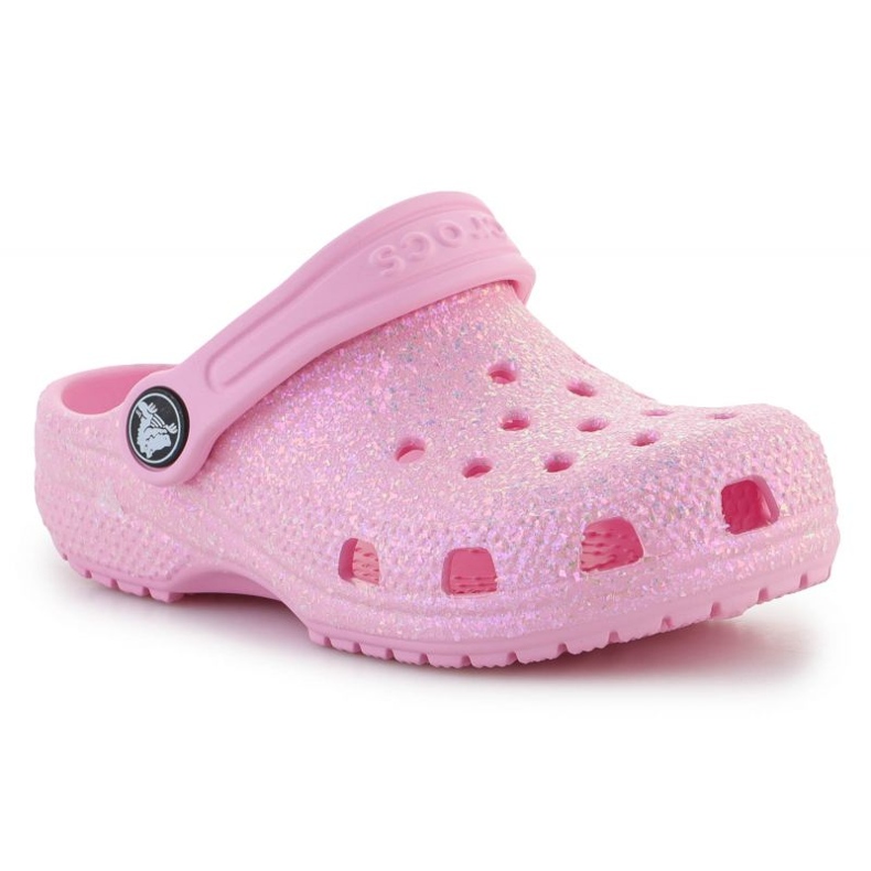 Crocs Classic Glitter Clog K Jr 206992-6S0 pink