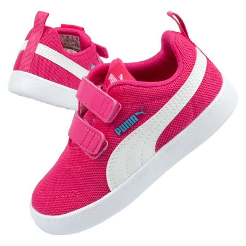 Puma Courtflex Jr 371759 11 shoes pink Puma Courtflex Jr 371759 11 shoes pink