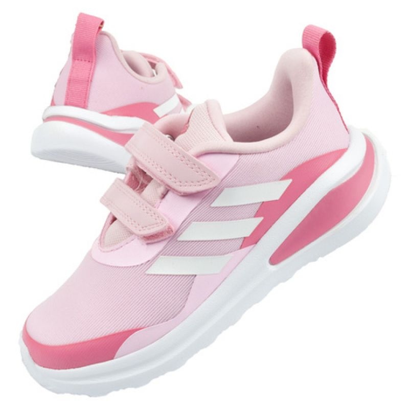 empieza la acción firma este Adidas FortaRun Jr GV7857 sports shoes pink - KeeShoes