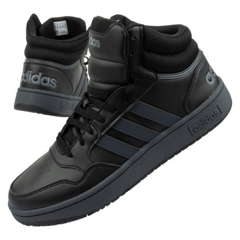 Adidas Hoops 3.0 Mid M GW3022 sports shoes black