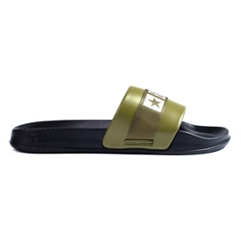 Men's green Big Star slippers LL174458 Men's green Big Star slippers LL174458