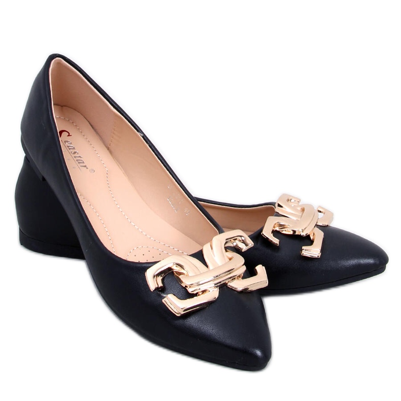 Seastar Elegant ballerinas with a buckle from Simona Black