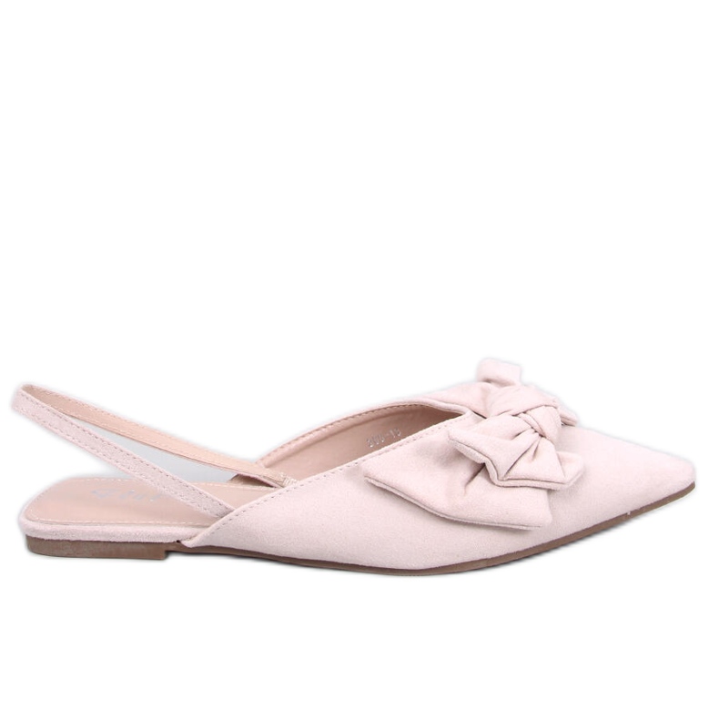 Geffen Beige bow slippers