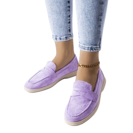 Purple moccasins from Ferragus