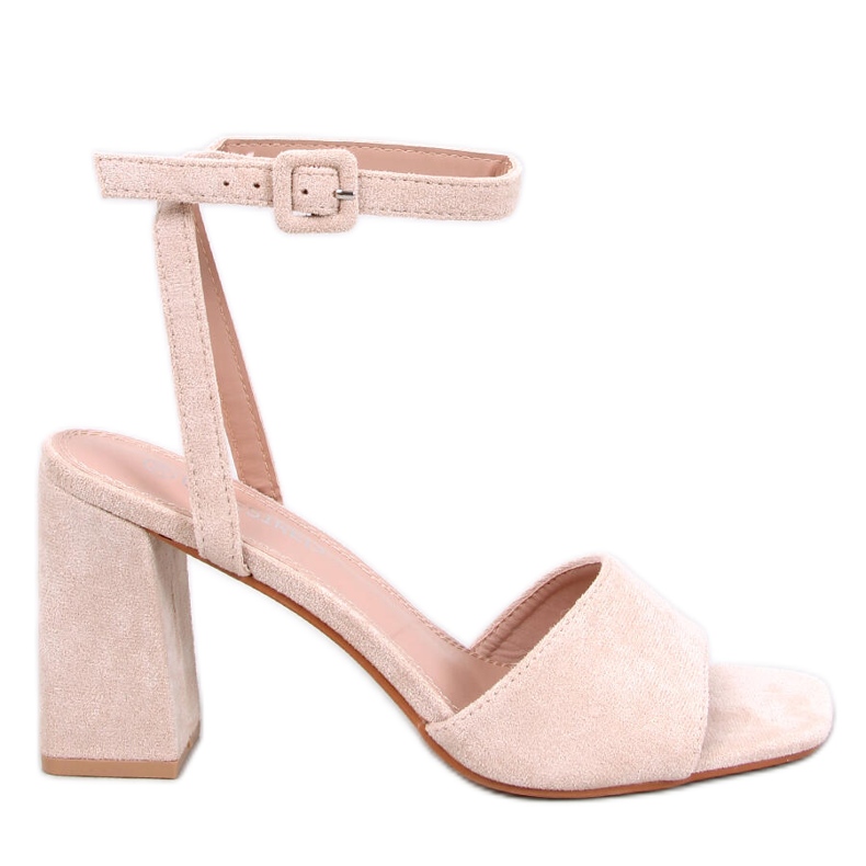 Loya Beige heeled sandals