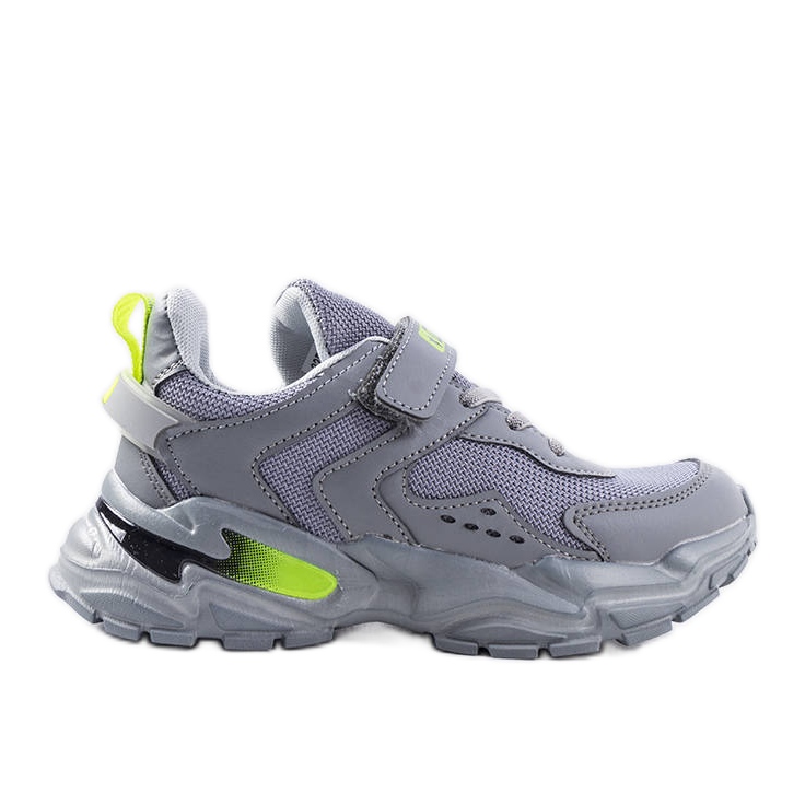 Gray kids' sneakers from Ansel grey