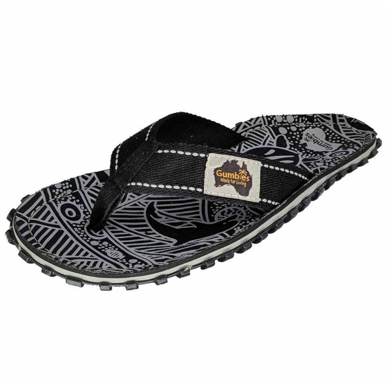 Gumbies Islander Flip Flops G-IS-UNI-BLSIG black