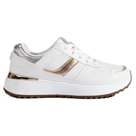 White sneakers on the Shelovet platform