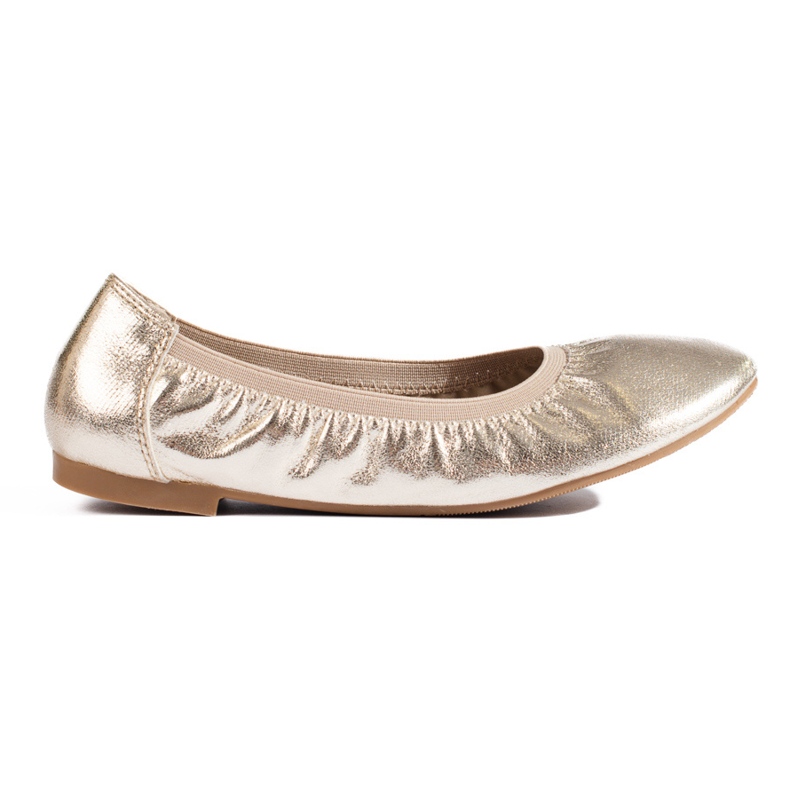 Shelovet women's golden ballerinas