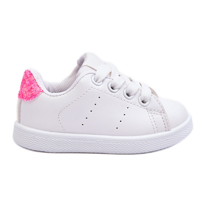FR1 Children's Sports Shoes White-Neon Pink Glossy FR1 Children's Sports Shoes White-Neon Pink Glossy