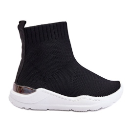 FR1 Children's Sock Sports Shoes Black Benito FR1 Children's Sock Sports Shoes Black Benito