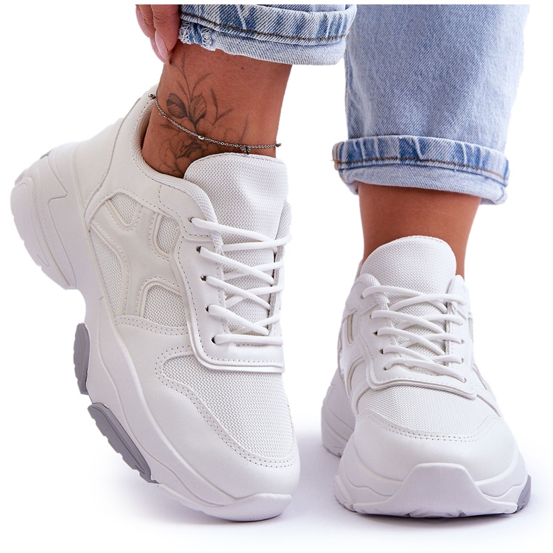 PS1 Women's Lace-up Sneakers White Cortes PS1 Women's Lace-up Sneakers White Cortes