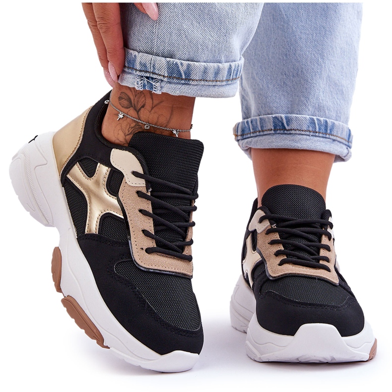 PS1 Women's Lace-up Sneakers Black Cortes