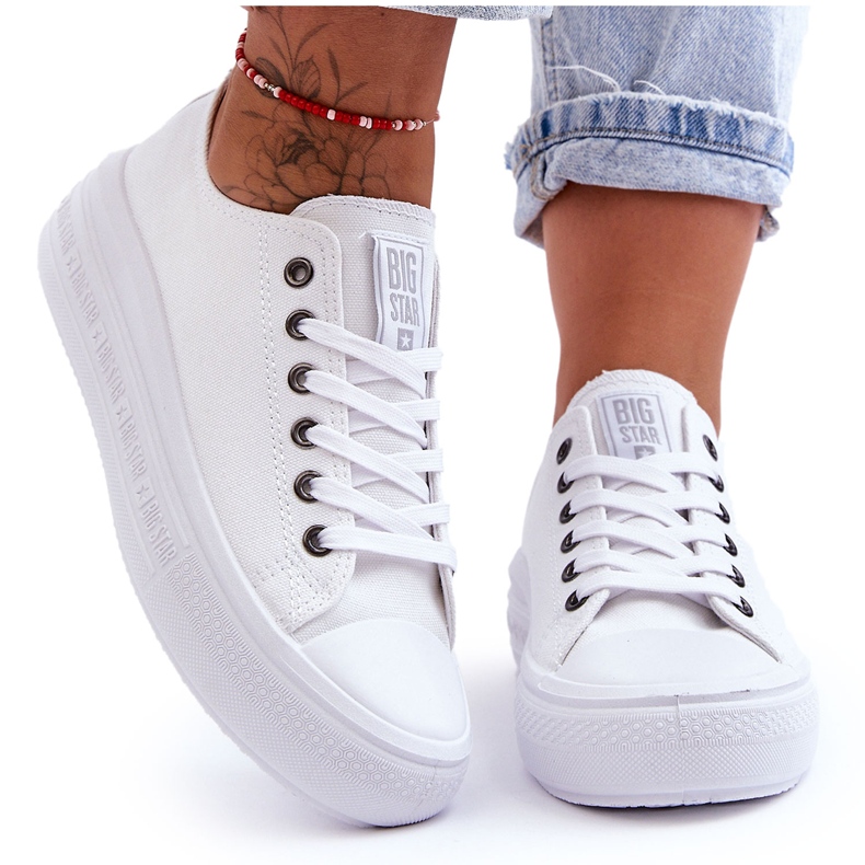 Women's Platform Sneakers Big Star LL274A177 White