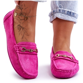 Women's Classic Suede Loafers Pink Corinell
