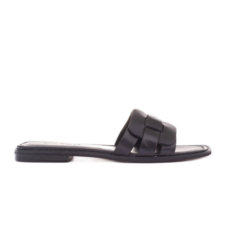 Marco Shoes Braided strap sandals black