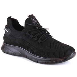 Black men's slip-on sports shoes News 23MN02-5803 Black men's slip-on sports shoes News 23MN02-5803