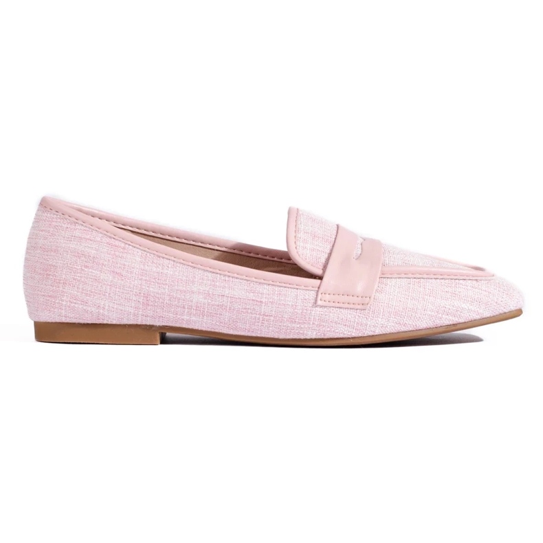 Women's elegant Shelovet pink loafers