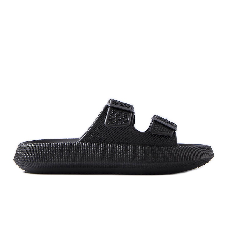 Karersee men's black slippers