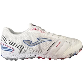 Football shoes Joma Mundial 2302 Turf M MUNW2302TF white white Football shoes Joma Mundial 2302 Turf M MUNW2302TF white white