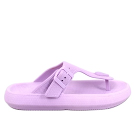 Sadier Purple soft foam flip-flops