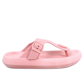 Sadier Pink soft foam flip-flops