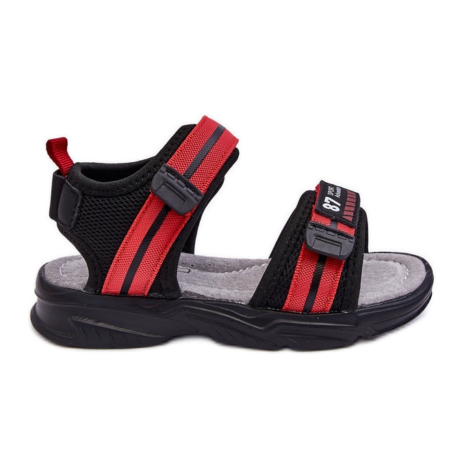 News Brando Light Red Velcro Children's Sandals black News Brando Light Red Velcro Children's Sandals black
