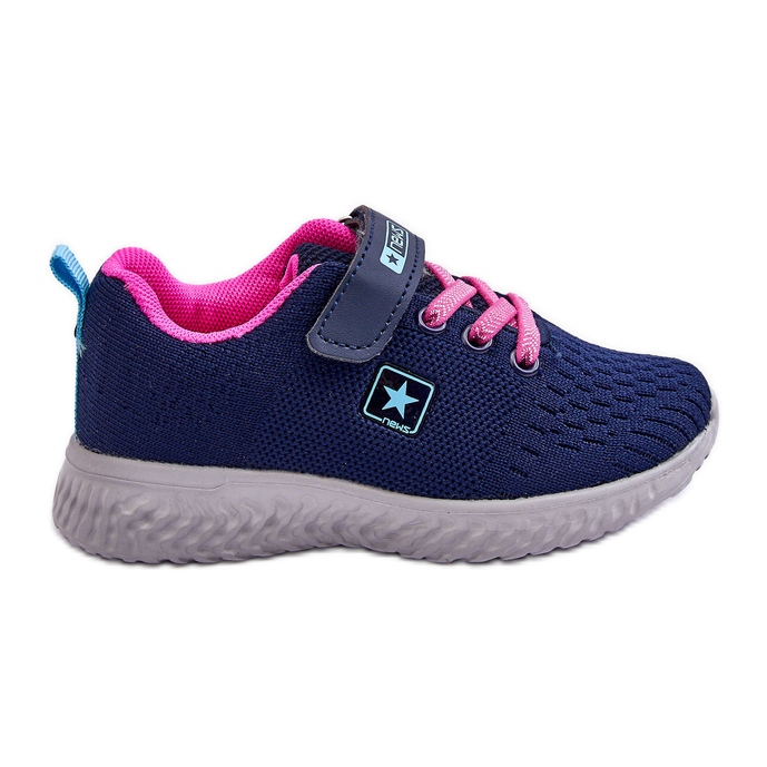 NEWS Children's Sport Shoes With Velcro Navy Blue Brego NEWS Children's Sport Shoes With Velcro Navy Blue Brego