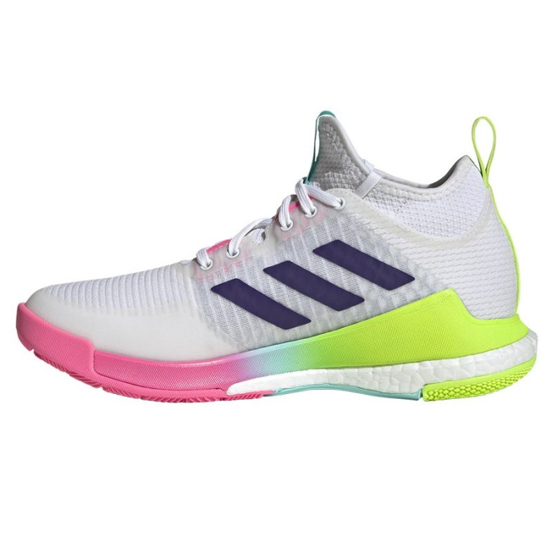 Volleyball shoes adidas CrazyFlight Mid W HP3337 white white Volleyball shoes adidas CrazyFlight Mid W HP3337 white white