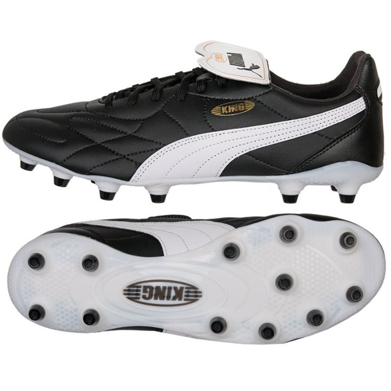Puma King Top FG/AG M 107348-01 football shoes black black Puma King Top FG/AG M 107348-01 football shoes black black