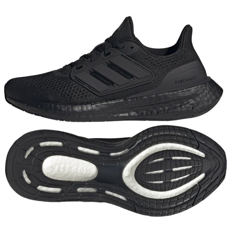 Adidas Pureboost 23 W running shoes - black Adidas Pureboost 23 W running shoes - black
