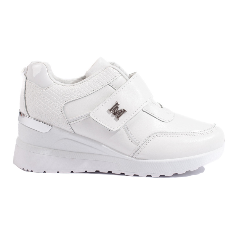Shelovet wedge sneakers white