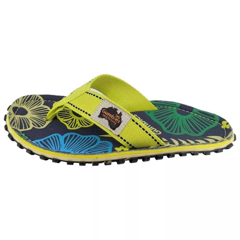 Flip-flops Gumbies Islander Pistachio Flowers GU-FFISL111 green