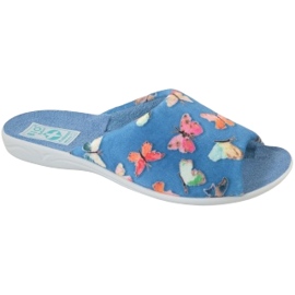 Adanex Women's slippers Sara 25373 Butterflies blue