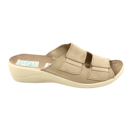 Adanex Women's BIO Nature 26023 beige flip-flops