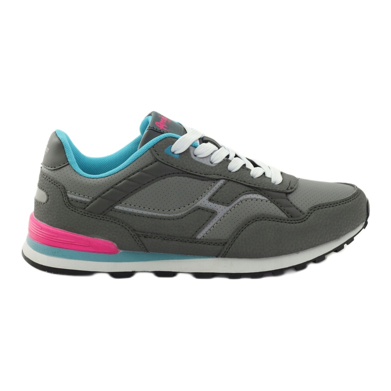American Club American C1 gray sport jogging blue grey pink