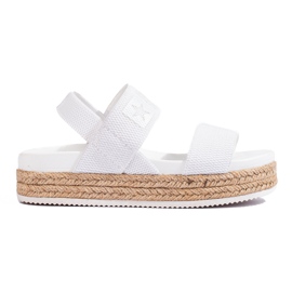 Big Star white platform sandals LL274857