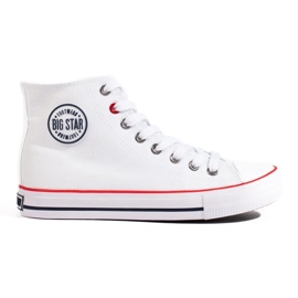 White Big Star T274026101 women's high sneakers