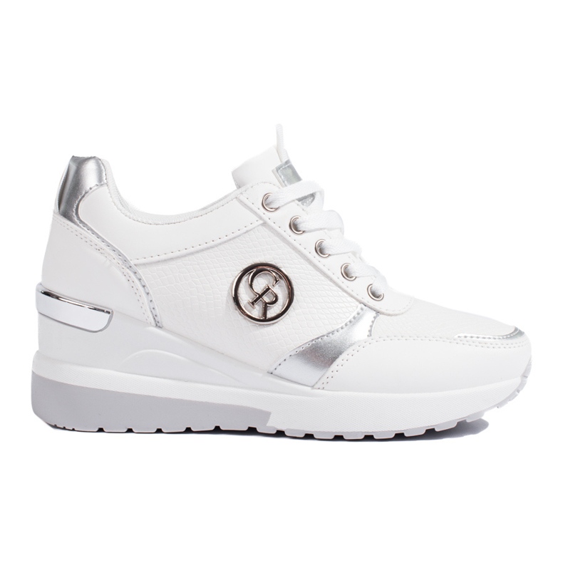 White Shelovet women's wedge sneakers White Shelovet women's wedge sneakers