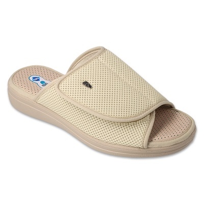Dr.ORTO Befado women's slippers with Velcro bottom 078D003 beige