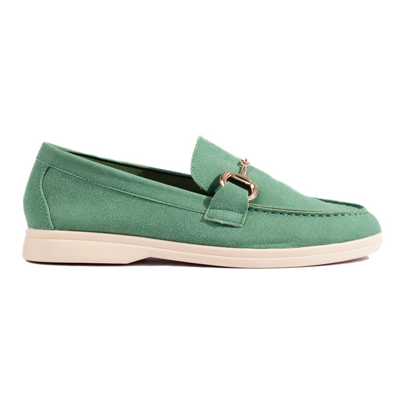 Women's green suede shoes Shelovet Women's green suede shoes Shelovet