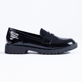 Women's black lacquered shoes Shelovet Women's black lacquered shoes Shelovet