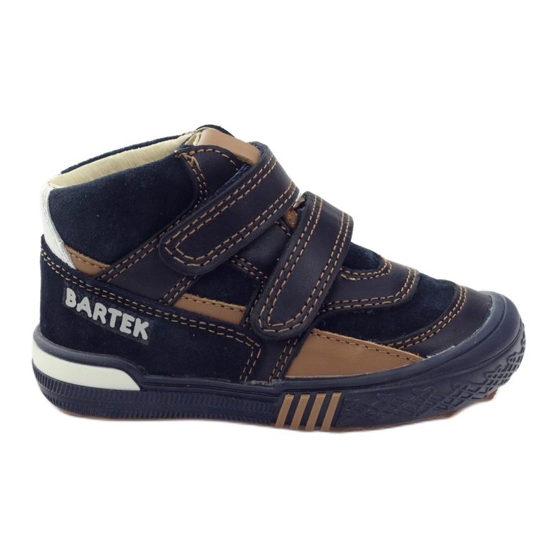 Prophylactic shoes Bartek 91756 new navy blue brown white