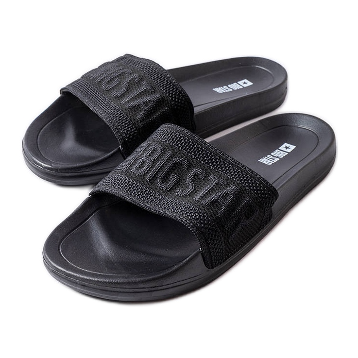 Big Star black slippers LL274A158