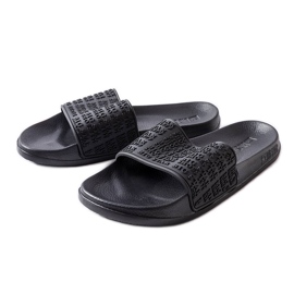 Big Star black slippers LL274A147