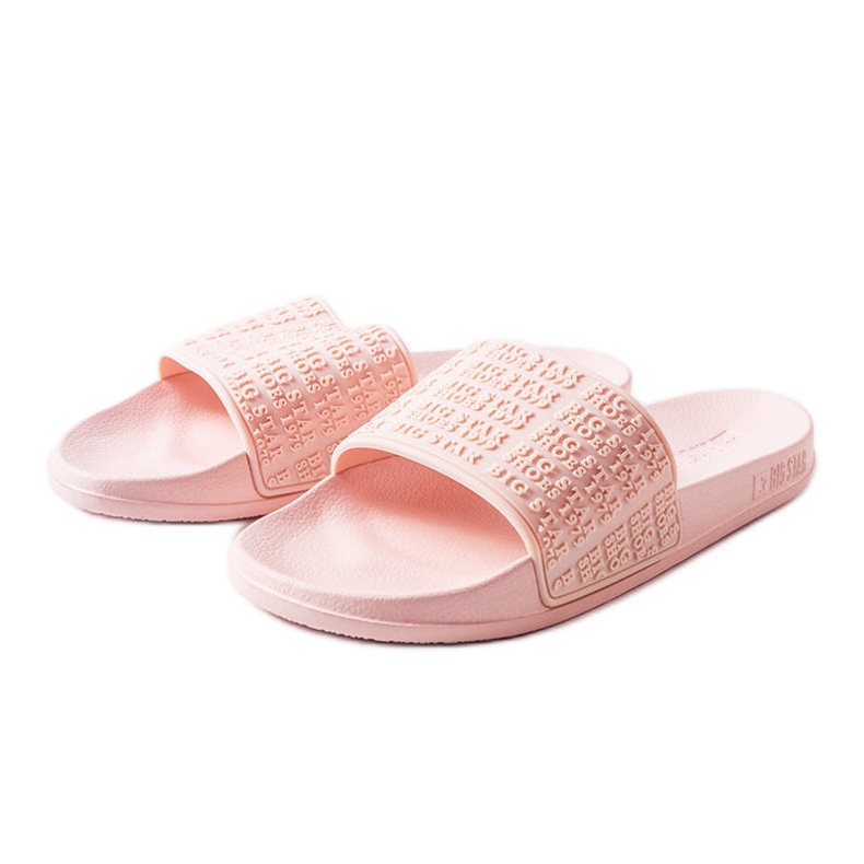 Pink Big Star slippers LL274A151