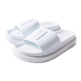 Big Star white slippers LL274428