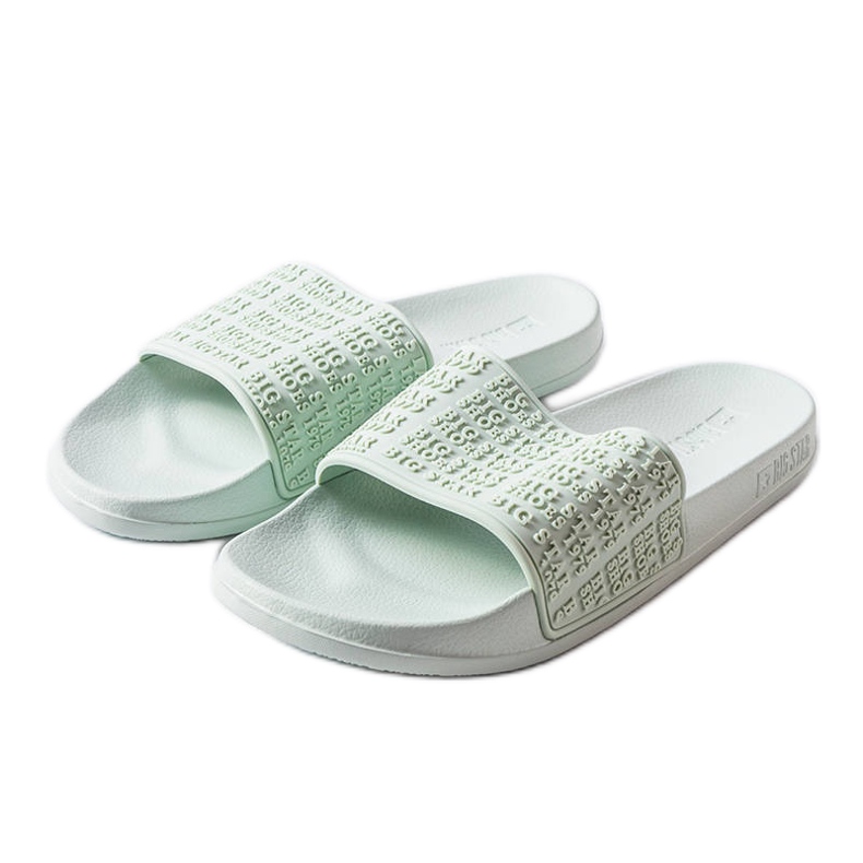 Green slippers from Big Star LL274A150