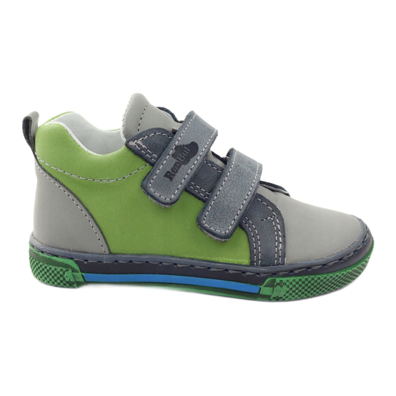 Leather boys of boys 1429 gray/green Ren BUT grey Leather boys of boys 1429 gray/green Ren BUT grey
